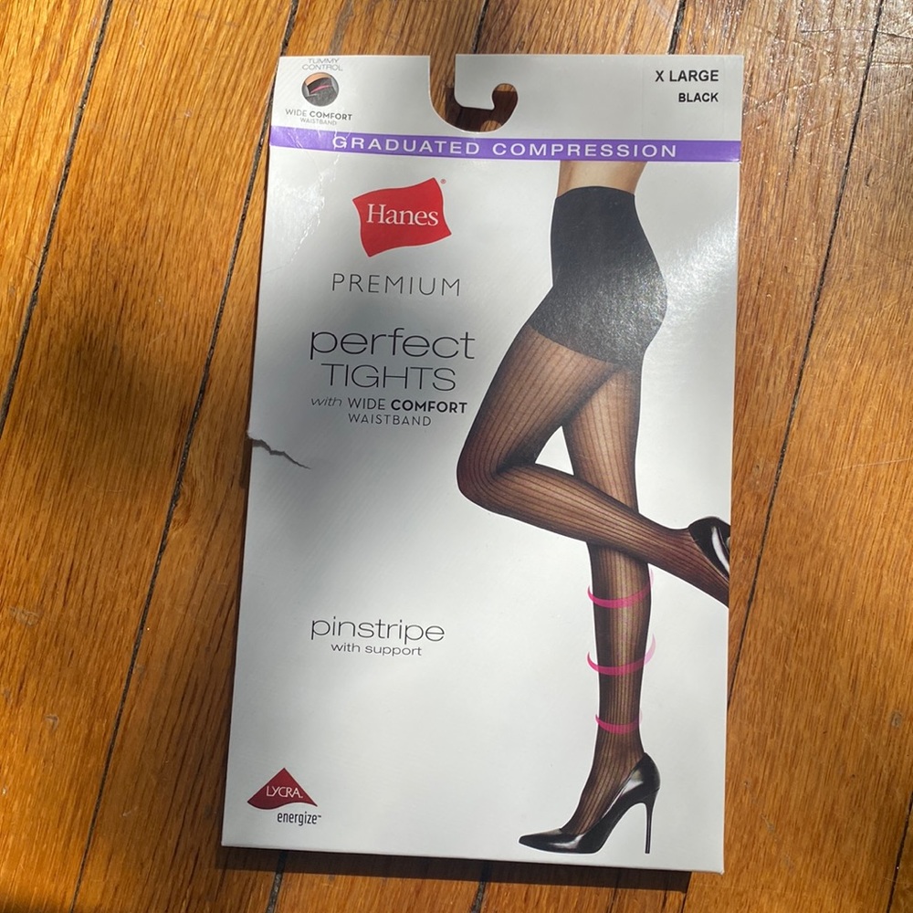 Pinstripe tights